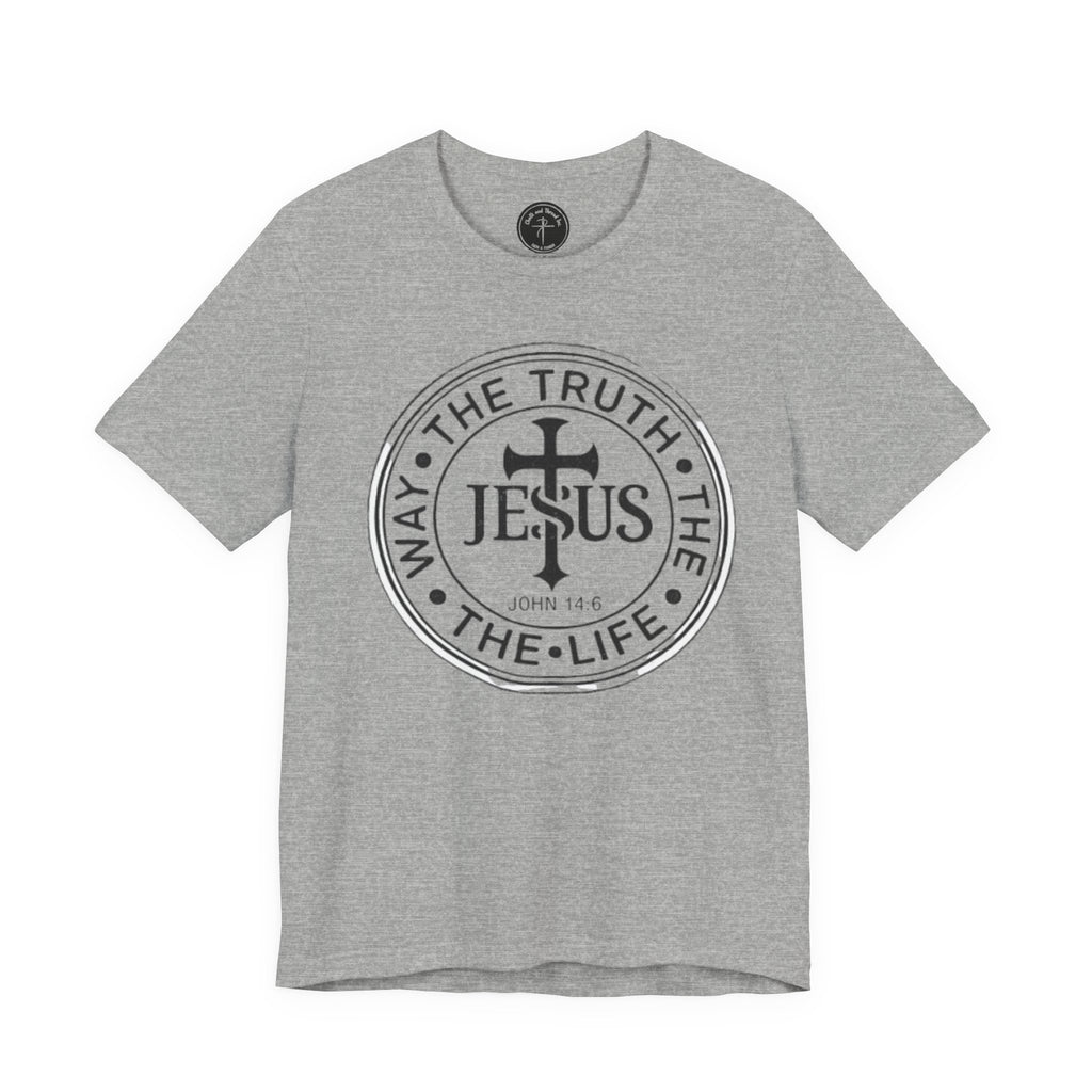 Jesus "The Way • The Truth • The Life" T‑Shirt — Christian Faith Tee (John 14:6)