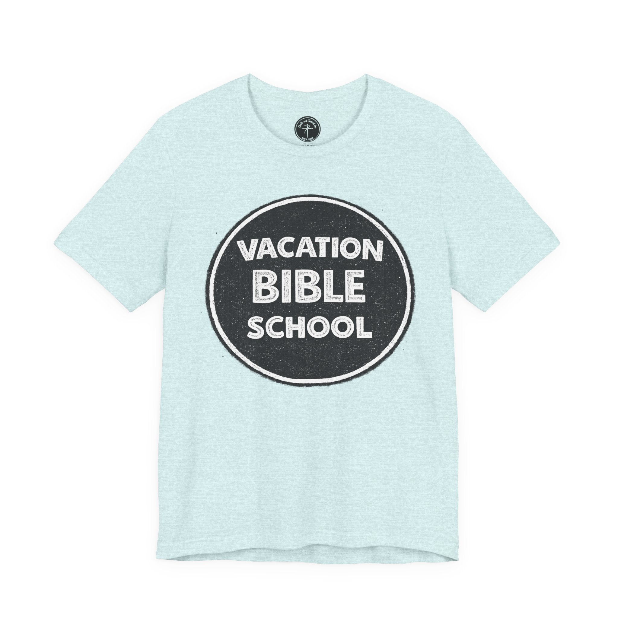 Vacation Bible School Tee — Retro Circle Logo Christian Youth Shirt