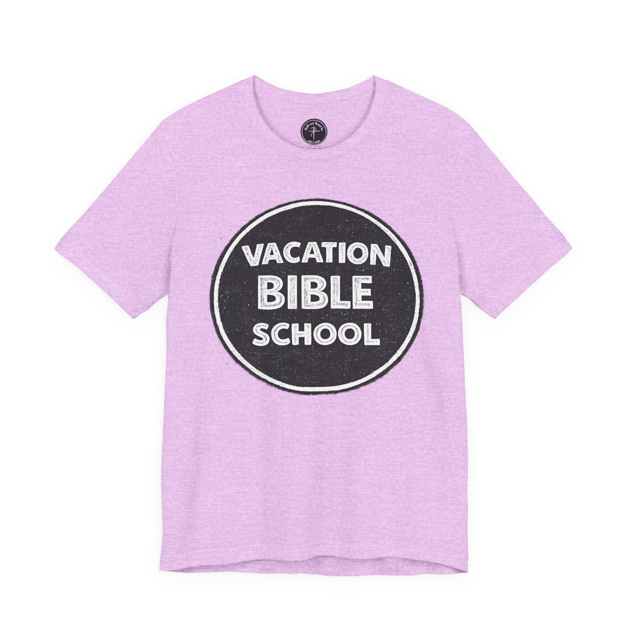 Vacation Bible School Tee — Retro Circle Logo Christian Youth Shirt