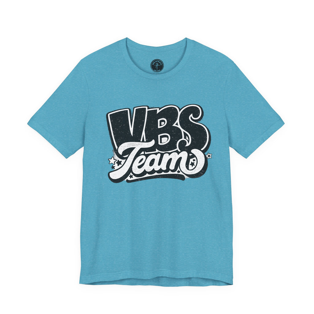 VBS Team T-Shirt – Retro Script Vacation Bible School Tee