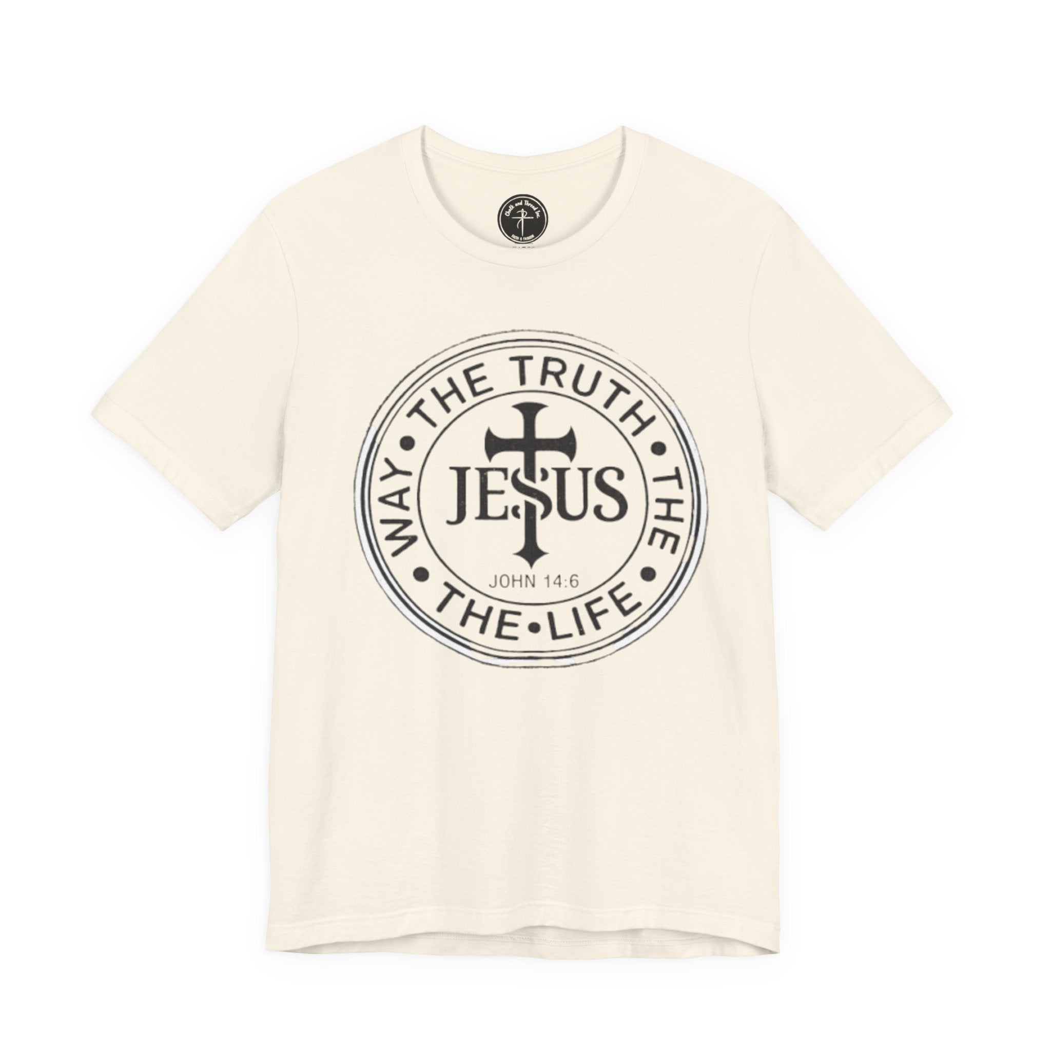 Jesus "The Way • The Truth • The Life" T‑Shirt — Christian Faith Tee (John 14:6)