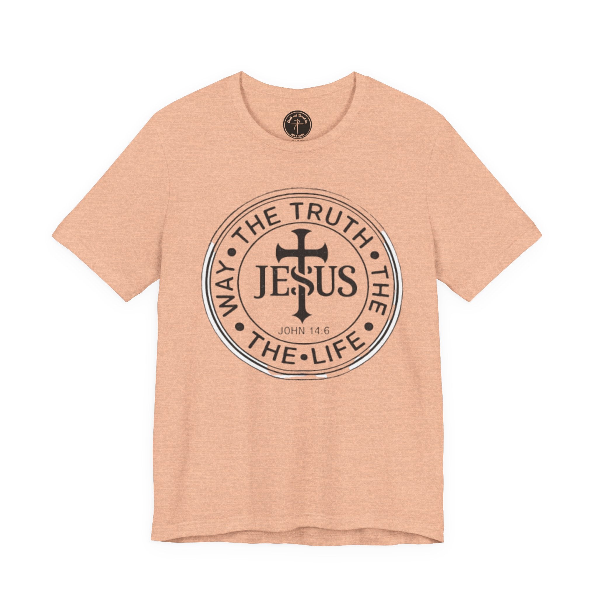 Jesus "The Way • The Truth • The Life" T‑Shirt — Christian Faith Tee (John 14:6)