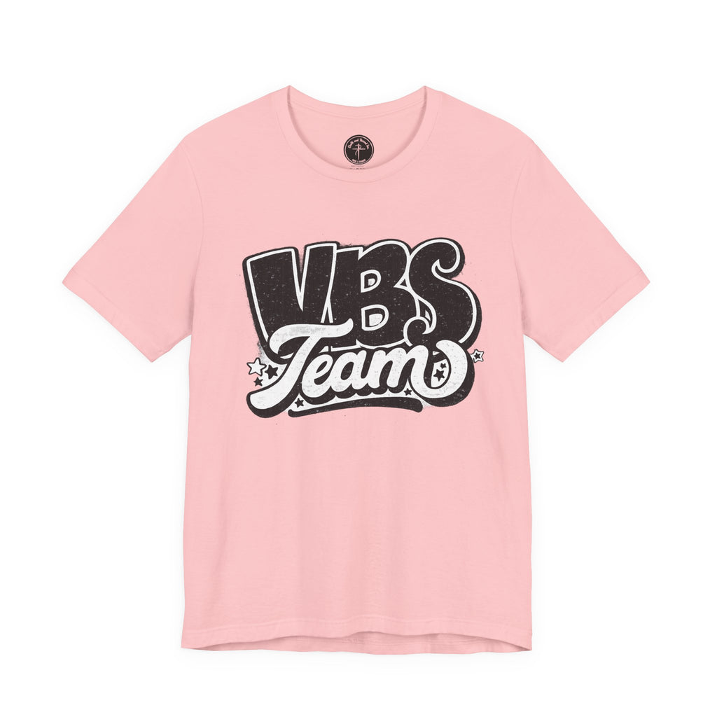 VBS Team T-Shirt – Retro Script Vacation Bible School Tee
