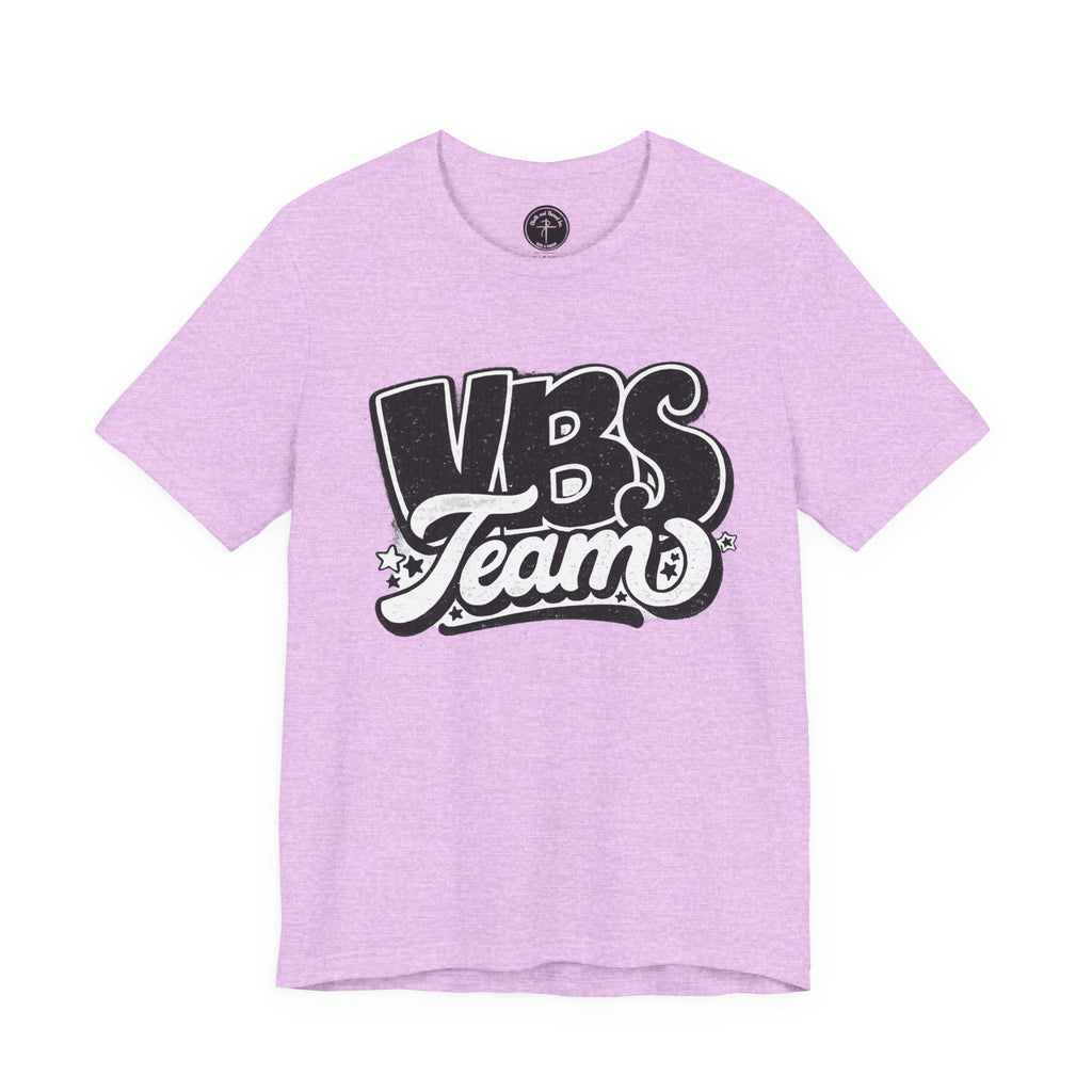 VBS Team T-Shirt – Retro Script Vacation Bible School Tee