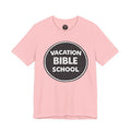 Vacation Bible School Tee — Retro Circle Logo Christian Youth Shirt