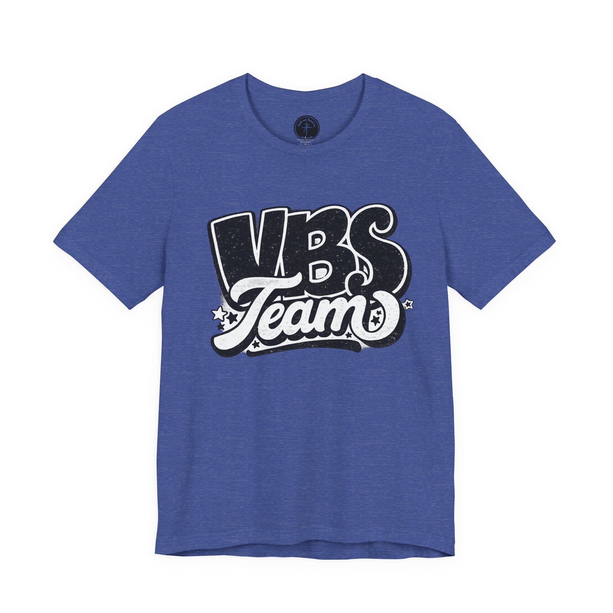 VBS Team T-Shirt – Retro Script Vacation Bible School Tee