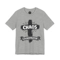 Chaos Coordinator T-Shirt — Funny Coordinator Tee with Cross Graphic