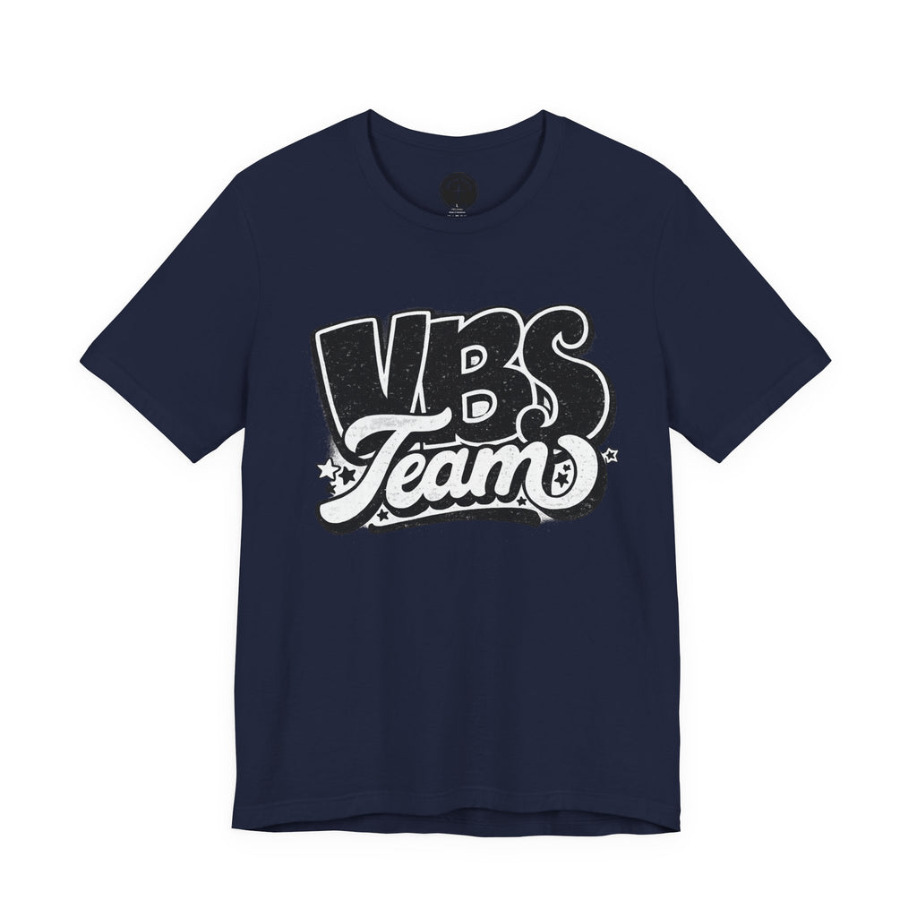 VBS Team T-Shirt – Retro Script Vacation Bible School Tee