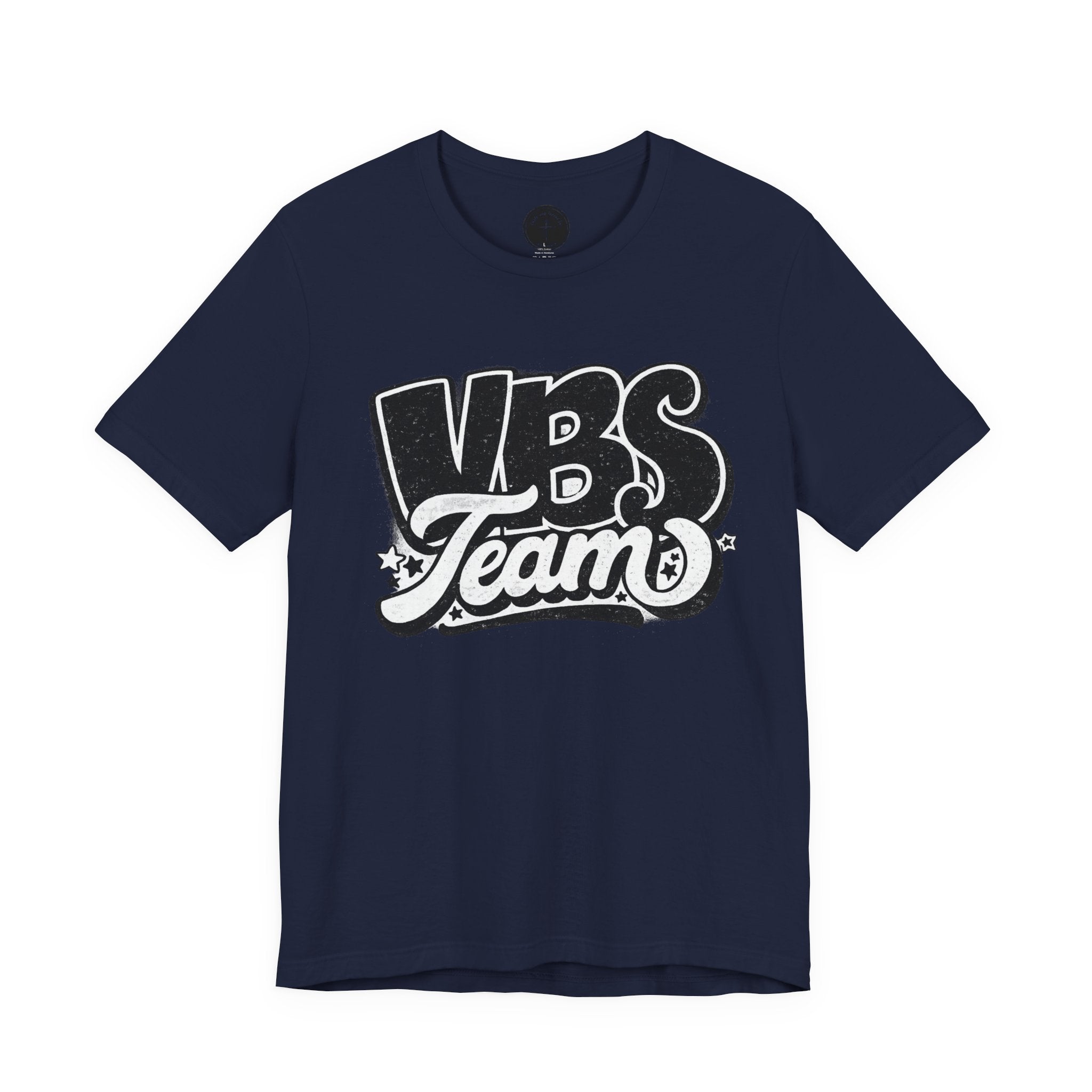 VBS Team T-Shirt – Retro Script Vacation Bible School Tee